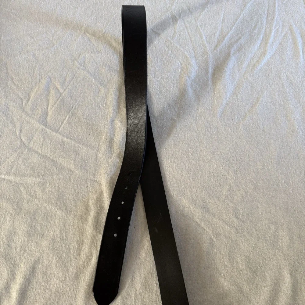 Carhartt Belt Genuine Leather Black Men's Size 40 'EUC'